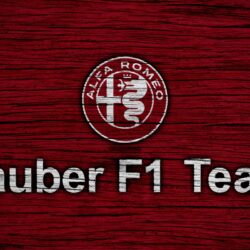 Download wallpapers Alfa Romeo Sauber F1 Team, 4k, logo, F1 teams