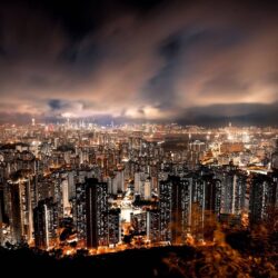 Hong Kong at night wallpapers