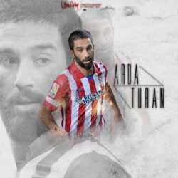 Arda Turan Atletico Madrid HD WALLPAPER 2013 by UtkuGrafik on