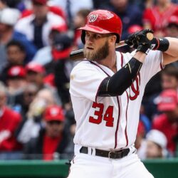 Bryce Harper crushes homer in first spring training at