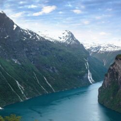 Latefossen Waterfall Norway Wallpapers
