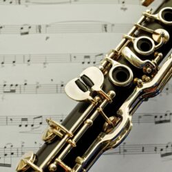 Free stock photo of clarinet, keys, music