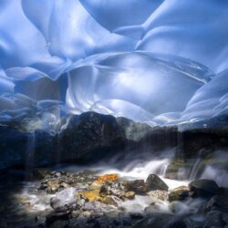 Inside Mendenhall Glacier, Alaska wallpapers