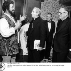 Luciano Pavarotti at Cathedral – Catholic Historical Research Center