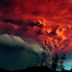 4K Wallpapers volcano eruption smoke colors 3840×2160