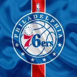 Download wallpapers Philadelphia 76ers, Basketball Club, NBA, emblem