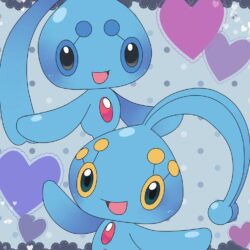 Manaphy and Phione Poster by Crystal