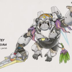 I did a Oranguru mashup with Winston from Overwatch!