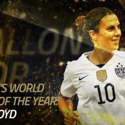 Carli Lloyd named FIFA Women’s World Player of the Year