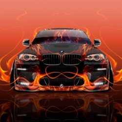 BMW X6 Front Fire Abstract Car 2015 Wallpapers el Tony Cars