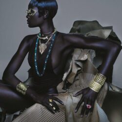 Duckie Thot by Byzantium for Vogue UK, Photos by Nick Knight, April 2019