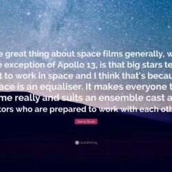 Danny Boyle Quote: “The great thing about space films generally