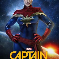 Here’s Katee Sackhoff as Captain Marvel!