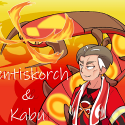 Centiskorch and Kabu : PokemonSwordAndShield