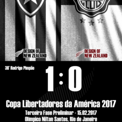 DNZ Soccer Flags: Wallpapers: Botafogo 1 x 0 Club Olimpia