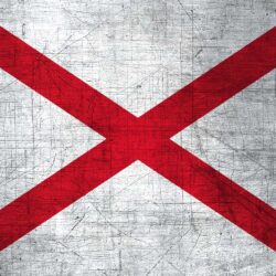 Alabamian Flag Metal