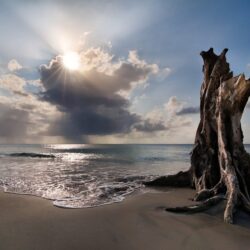 islas de maiz beach waves nicaragua sky clouds ☁ HD wallpapers
