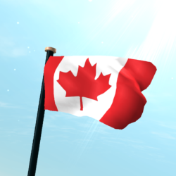 Canada Flag 3D Free Wallpapers