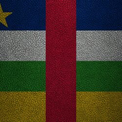 Download wallpapers Flag of Central African Republic, Africa, 4K