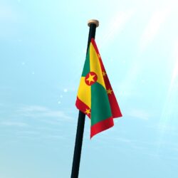 Grenada Flag 3D Free Wallpapers for Android