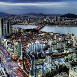 Seoul Panorama, South Korea HD desktop wallpapers : High Definition