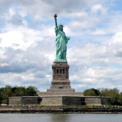 Wallpapers of statue of liberty Stock Free Image