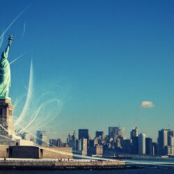 New York&Statue of Liberty Wallpapers