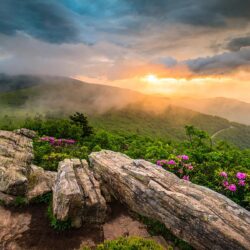 Appalachian Mountains Tennessee Sunset Landscape Photography Desktop