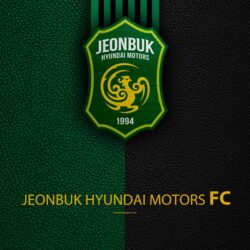 Download wallpapers Jeonbuk Hyundai Motors FC, 4k, logo, South