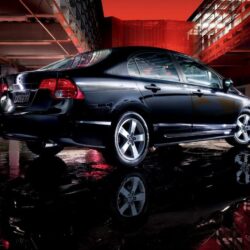 Black Honda Civic HD desktop wallpapers : Widescreen : High