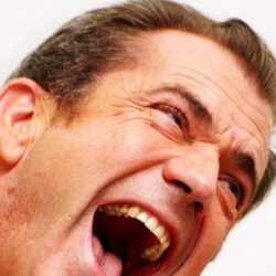 Download Wallpapers Mel gibson, Laugh, Mouth, Teeth 4K
