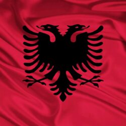 Bandera de Albania fondos de pantalla
