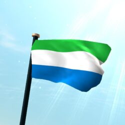 Sierra Leone Flag 3D Free for Android