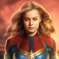 Captain Marvel Movie 2019 Brie Larson as Carol Danvers 4K Wallpapers