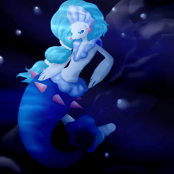 Primarina underwater by jubaloba