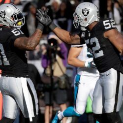 Khalil Mack and Bruce Irvin miss practice because of rest day