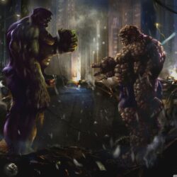 Hulk vs Thing HD desktop wallpapers : High Definition : Fullscreen