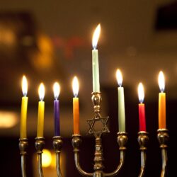 Hanukkah Menorah Candles wallpapers