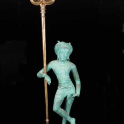SOLD Bronze Trishul or Trident of Shiva 44