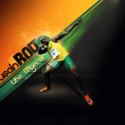 usain bolt by fungila