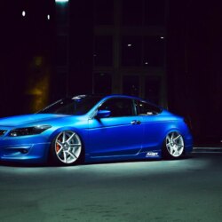 Wallpapers Honda Accord Blue Side automobile